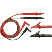 Gebraucht] Cliff CIH29892 Sicherheits-Messleitungs-Set Stecker 4 mm Prüfspitze 1.20 m Rot von Cliff