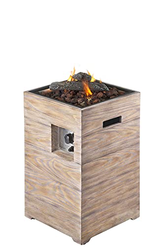 Clifton Gaskamin Compact Square Lime Garten Gasofen Heizpilz Feuerstelle Terassenkamin Kamin … von Clifton outdoor fires