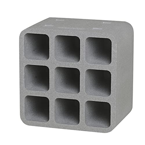 Climapor Flaschenbox Cube aus Styropor, grau - für 9 Flaschen max. Ø 9 cm, 1 Stück Climapor Flaschenbox Cube aus Styropor, grau - für 9 Flaschen max. Ø 9 cm, 1 Stück von Climapor