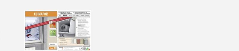 Climapor Dämmplatte für Rollladenkasten und Fensterlaibung von Climapor