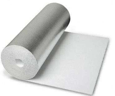 Dämmtapete alubeschichtet, für Heizkörperdämmung, 5 m x 0,5 m x 4 mm von Weitere