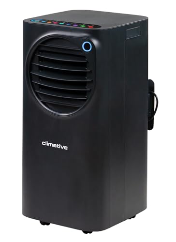 Climative AC33-S FUN Mobile Klimaanlage WiFi 3in1 Klimagerät: Entfeuchtung und Belüftung, Fernbedienung im Lieferumfang enthalten. funktioniert mit Tunya Smart 3,3 kW 11000 BTU bis zu 33 m² von Climative