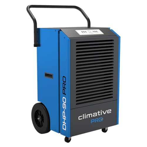 Climative Bautrockner 90 L/24h DHP-90 PRO Luftentfeuchter Raumentfeuchter Industrie 1260W 850m³/h Auto Defrost Heißgas Profi Serie bis 180 m² Climative Bautrockner 90 L/24h DHP-90 PRO Luftentfeuchter Raumentfeuchter Industrie 1260W 850m³/h Auto Defrost Heißgas Profi Serie bis 180 m² von Climative