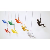 The cmbing Men-Die Kollektion - 8 Teiliges Set von Climbingmanwallart