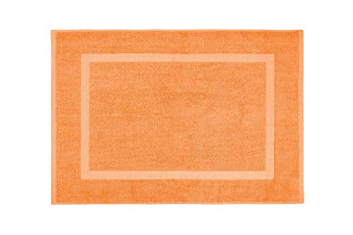 Clinotest Premium Badevorleger Walk 2er Set in 50x70 cm – Super flauschig & saugstark – 100% Baumwolle in Hotelqualität – Kochfest bis 95°C – Indanthren gefärbt – Apricot von Clinotest