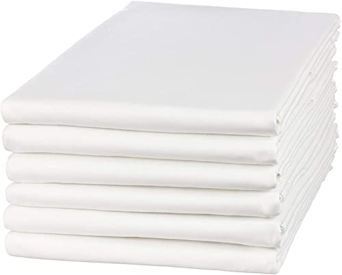 Clinotest Glatte Bettlaken in vielen verschiedenen Größen, weiß, in 100% Baumwolle, auch für Abdeckungen/Tischdecken/Fangolaken/Sommerlaken zum zudecken (305x305 cm) von Clinotest