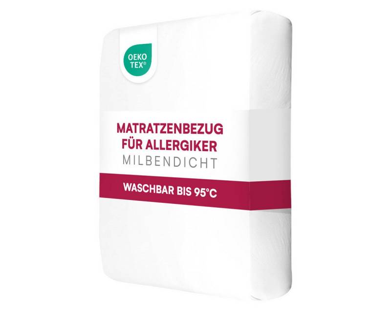 Matratzenschutzbezug Wasser- und Milbendicht Clinotest, allergikerfreundlicher Matratzenbezug mit 2-seitigem Reißverschluss von Clinotest