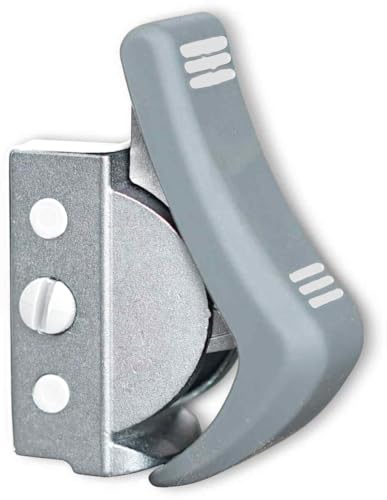ClipFlix mini weiß, dezenter Türstopper & Türfeststeller für Zimmertüren, 100% Made in Germany, Montage ohne Bohren mit Cent-Münze, langlebiger Ersatz für Türkeil & Türpuffer von Clip-Family