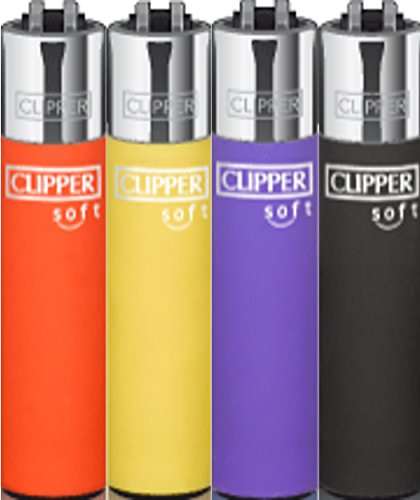 5 Stück CLIPPER® Micro Feuerzeug - Soft Touch Micro 2 - gemischt von Clipper