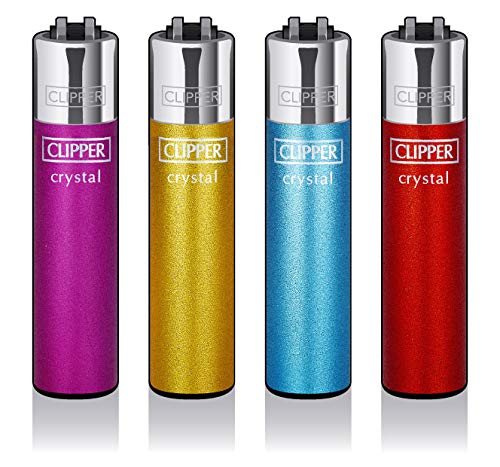 Clipper® Feuerzeuge - Crystal #5-4er Set von Clipper