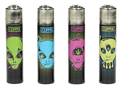 Clipper Classic 420 Aliens Feuerzeug 5 Stück verschiedene Motive Clipper Classic 420 Aliens Feuerzeug 5 Stück verschiedene Motive von Clipper
