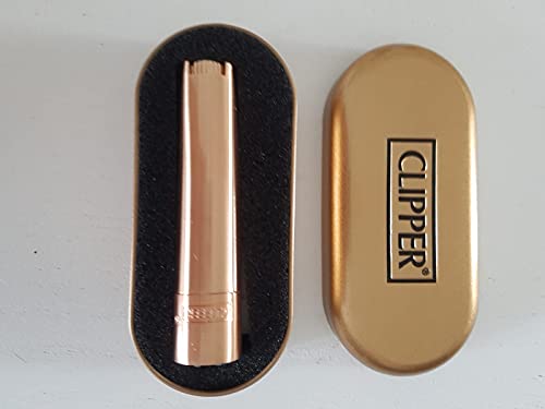 Clipper Classic Metal Flint - 1 Feuerzeug Rose Gold Brushed von Clipper