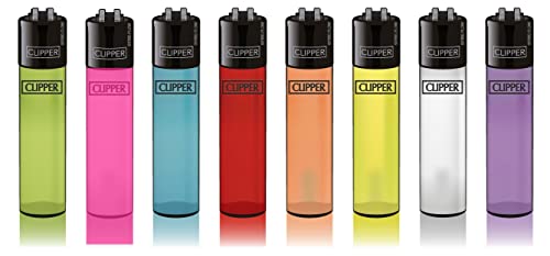 Clipper Steinfeuerzeug, Transparent, 48 Stück von Clipper