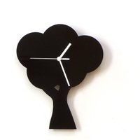 Baum - Schwarze Acrylwanduhr, Silhouette Uhr, Wanduhr, Wanddekoration von ClockIdeas
