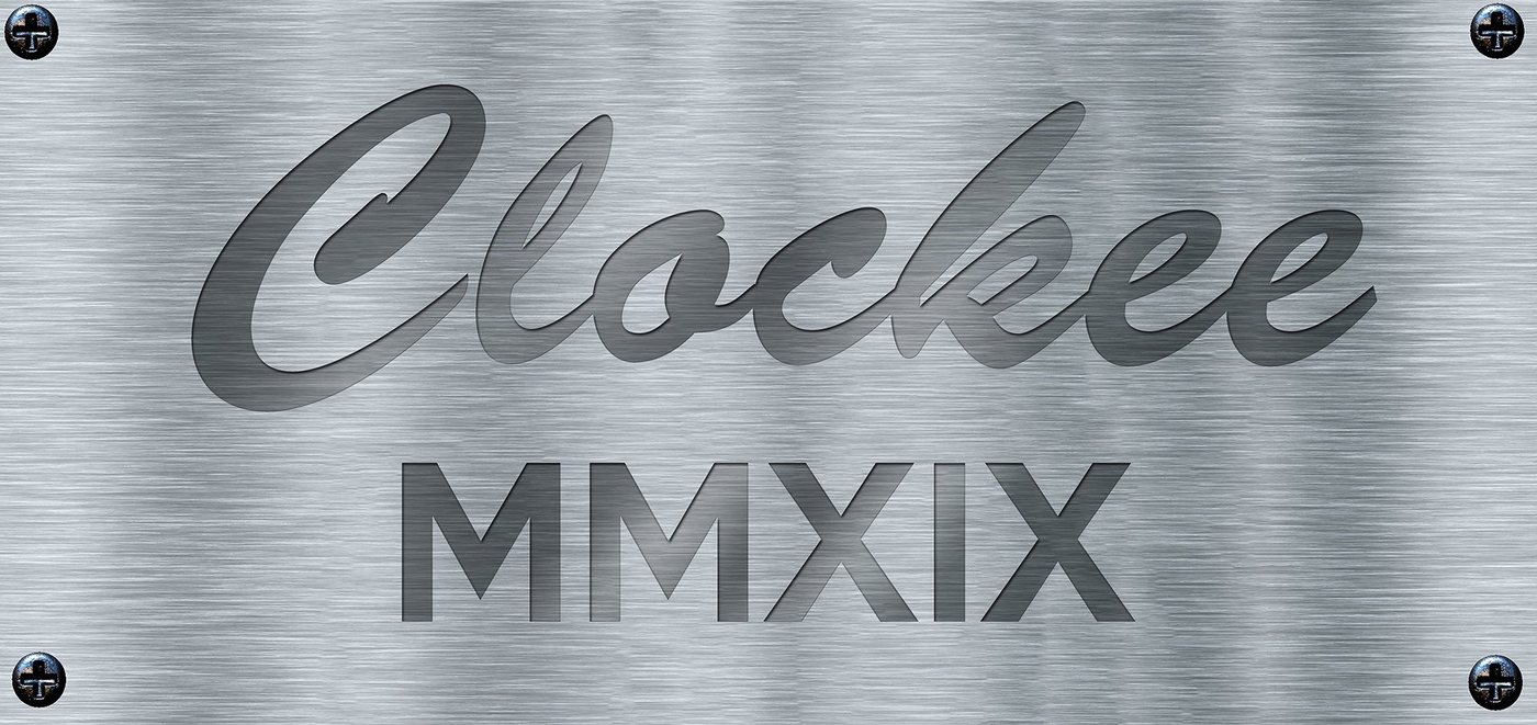 Clockee Tischuhr Designer Tischuhr Mixer aus Metall von Clockee