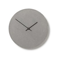 Beton Wanduhr 11, 4"/29 cm - Clockies Cl300112 Kleine Runde Uhr, Graue Uhr Mit Schwarzen Zeigern von ClockiesStore