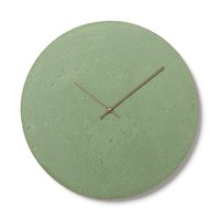 Beton Wanduhr 49 cm - Clockies Cl500707 Große Runde Uhr, Grüne Uhr Mit Bronzenen Zeigern von ClockiesStore