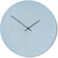 Beton Wanduhr 19, 3"/49 cm - Uhrwerk Cl501012 Große Runde Uhr, Blaue Uhr Mit Schwarzen Händen von ClockiesStore