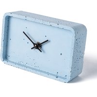 Betonmanteluhr 10x16 cm - Uhr Rth101012 Rechteckige Regaluhr, Blaue Mit Schwarzen Händen Betonmanteluhr 10x16 cm - Uhr Rth101012 Rechteckige Regaluhr, Blaue Mit Schwarzen Händen von ClockiesStore