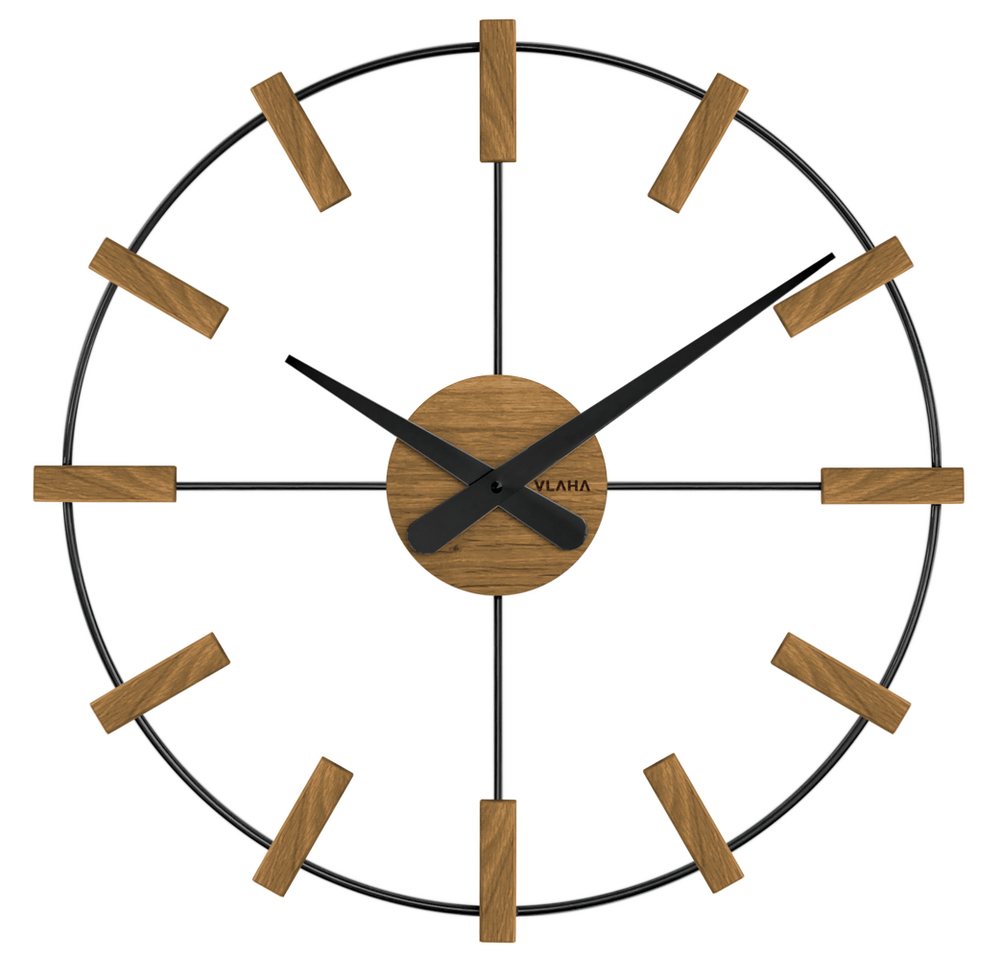 Clockvilla Hettich-Uhren Wanduhr Große Wanduhr moderne Holzuhr skandinavisches Design von Clockvilla Hettich-Uhren
