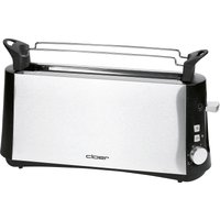 CLOER Toaster 3810 2Scheiben 880Watt Edelstahl/schwarz von Cloer