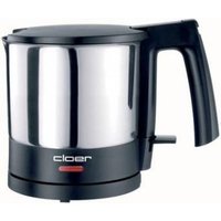 CLOER Wasserkocher 4720 1l 1800Watt schwarz/Edelstahl von Cloer