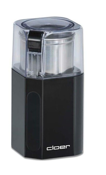 Elektrische Kaffee- und Gewürzmühle 19,5 cm schwarz von Cloer