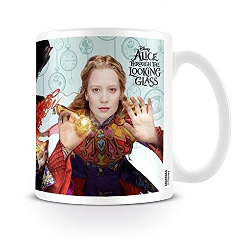 Alice im Wunderland 2 Tasse mit Charakteren, aus Keramik von Close Up