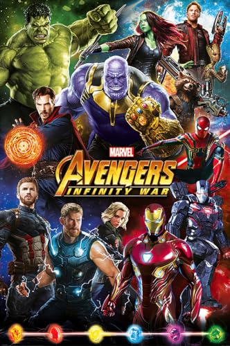 Close Up Avengers Infinity War Poster Helden - 61 x 91,5 cm von Close Up