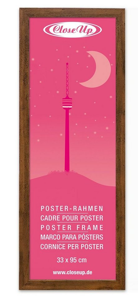 Close Up Bilderrahmen Posterrahmen 33 x 95 cm Eiche dunkel Close Up Bilderrahmen Posterrahmen 33 x 95 cm Eiche dunkel von Close Up