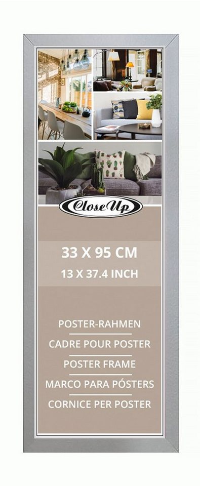 Close Up Bilderrahmen Posterrahmen 33 x 95 cm silber Close Up Bilderrahmen Posterrahmen 33 x 95 cm silber von Close Up