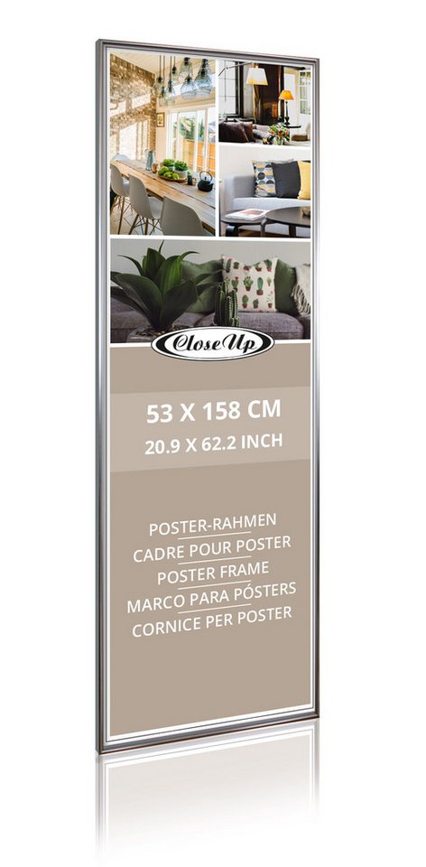 Close Up Bilderrahmen Posterrahmen 53 x 158 cm silber Close Up Bilderrahmen Posterrahmen 53 x 158 cm silber von Close Up
