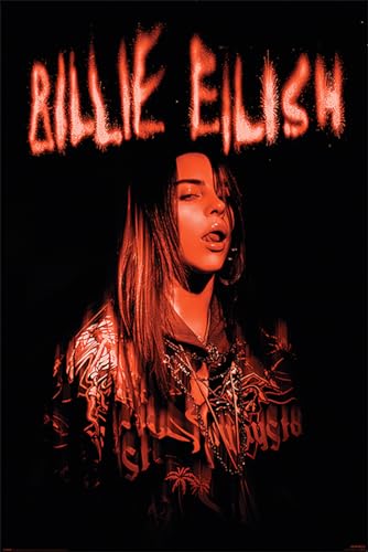 Close Up Billie Eilish Poster Sparks (61cm x 91,5cm) von Close Up