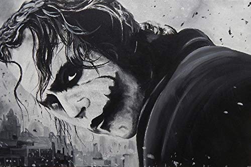 Close Up Dark Knight Poster Joker Ed Capeau (91,5cm x 61cm) + Geschenkverpackung. Verschenkfertig! von Close Up