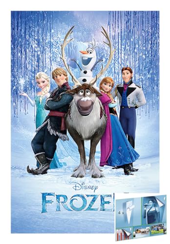 Close Up Disney Frozen - Poster (Die Eiskönigin - Charaktere) (Größe: 61cm x 91,5cm) (Poster & Poster Strips) von Close Up