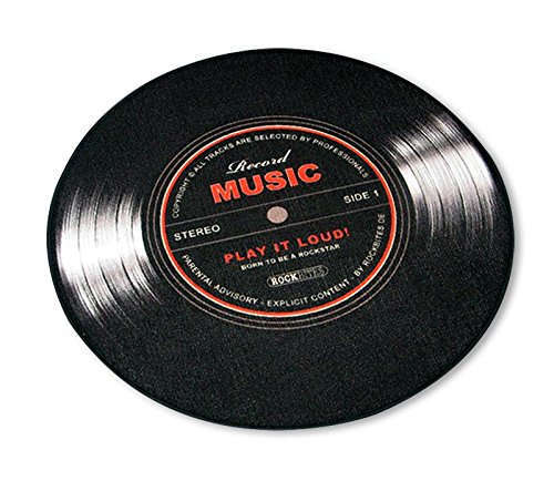 Close Up Großer Record Music Teppich - Runder Teppich Schallplatte Motiv (Ø ca. 100cm) von Close Up