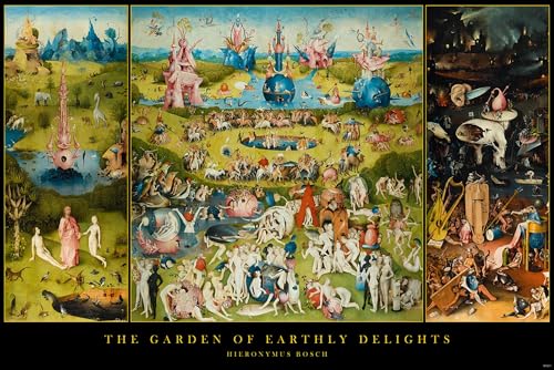 Close Up Hieronymus Bosch Poster Garden of Earthly Delights (91,5cm x 61cm) von Close Up