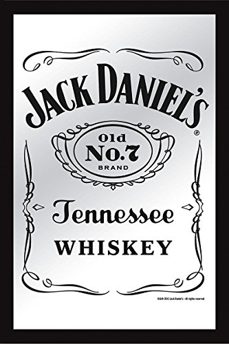 Close Up Jack Daniel's XL Spiegel - New Jack mit Rahmen (30x 40cm) von Close Up