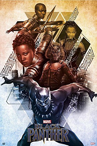 Close Up Marvel Poster Black Panther (61cm x 91,5cm) + Geschenkverpackung. Verschenkfertig! von Close Up