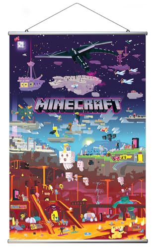 Close Up Minecraft - Poster (World Beyond) (Größe: 61cm x 91,5cm) (Poster & Posterleisten) von Close Up