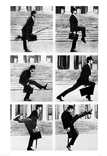 Close Up Monty Python Silly Walks Poster (49cm x 69cm) + weiÃŸe Geschenkverpackung. Verschenkfertig! von Close Up