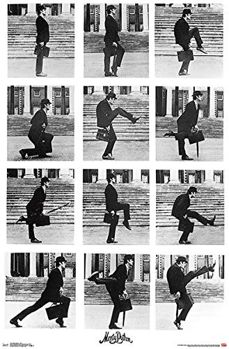 Close Up Monty Python Silly Walks Poster (55,5cm x 86,5cm) + Geschenkverpackung. Verschenkfertig! von Close Up