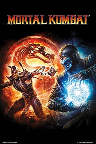 Close Up Mortal Kombat 9 Poster Ninjas & Dragon (61cm x 91,5cm) von Close Up