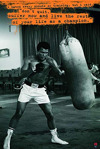 Close Up Muhammad Ali Sandsack Poster (61cm x 91,5cm) + weiÃŸe Geschenkverpackung. Verschenkfertig! von Close Up