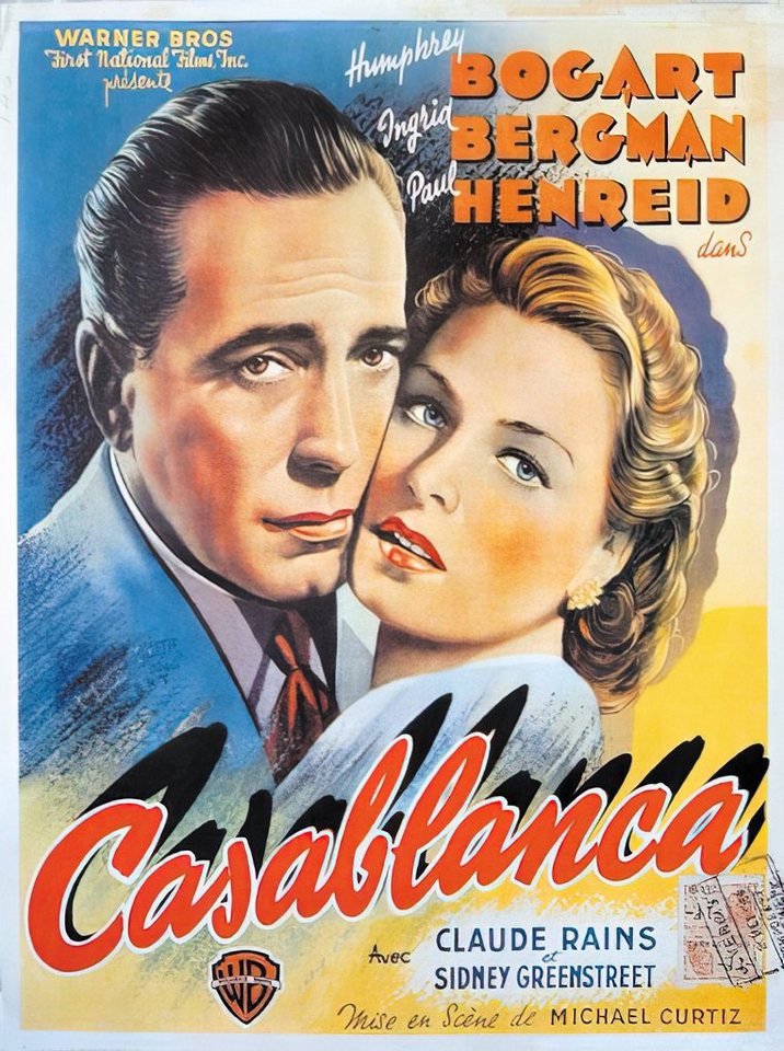 Close Up Poster »Casablanca Poster 67,5 x 88 cm« von Close Up