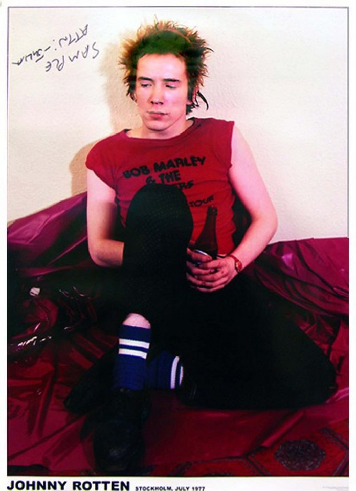 Close Up Poster Johnny Rotten Poster 59,4 x 84,1 cm von Close Up