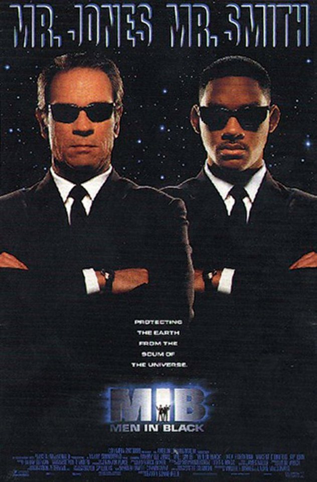 Close Up Poster Men in Black Poster 68 x 101 cm von Close Up