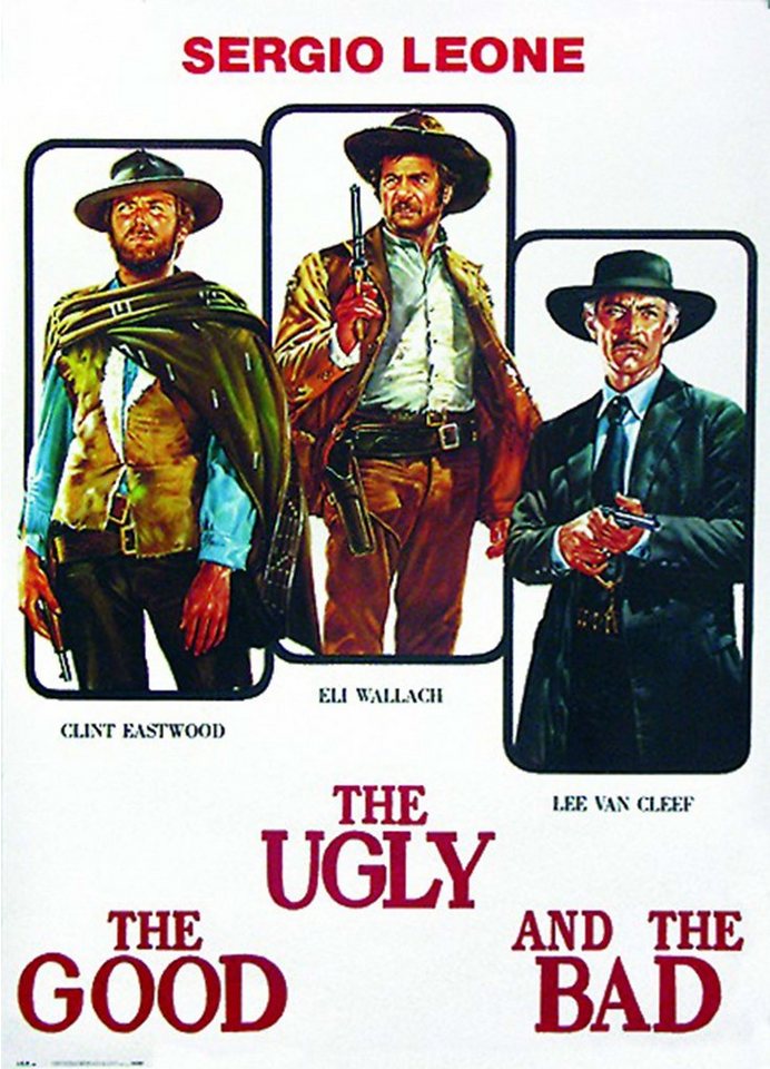 Close Up Poster The Good, The Bad & The Ugly Poster 68,5 x 101,5 cm von Close Up