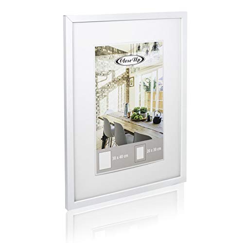 Close Up Posterrahmen 30x40 cm weiß Premium MDF-Rahmen Plexiglas-Scheibe Bilderrahmen mit Passepartout Close Up Posterrahmen 30x40 cm weiß Premium MDF-Rahmen Plexiglas-Scheibe Bilderrahmen mit Passepartout von Close Up