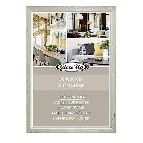 Close Up Posterrahmen 68x98 cm Treibholz/Driftwood Holzdekor – Bilderrahmen mit bruchsicherer PVC-Glasscheibe - Profilbreite 30 mm | Für Poster, Kunstdrucke, Plakate Close Up Posterrahmen 68x98 cm Treibholz/Driftwood Holzdekor – Bilderrahmen mit bruchsicherer PVC-Glasscheibe - Profilbreite 30 mm | Für Poster, Kunstdrucke, Plakate von Close Up